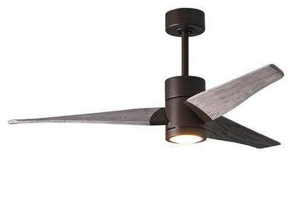 Atlas-Super Janet Ceiling Fan Interior Lighting Matthews Fan Company 42 inches Textured Bronze Barnwood