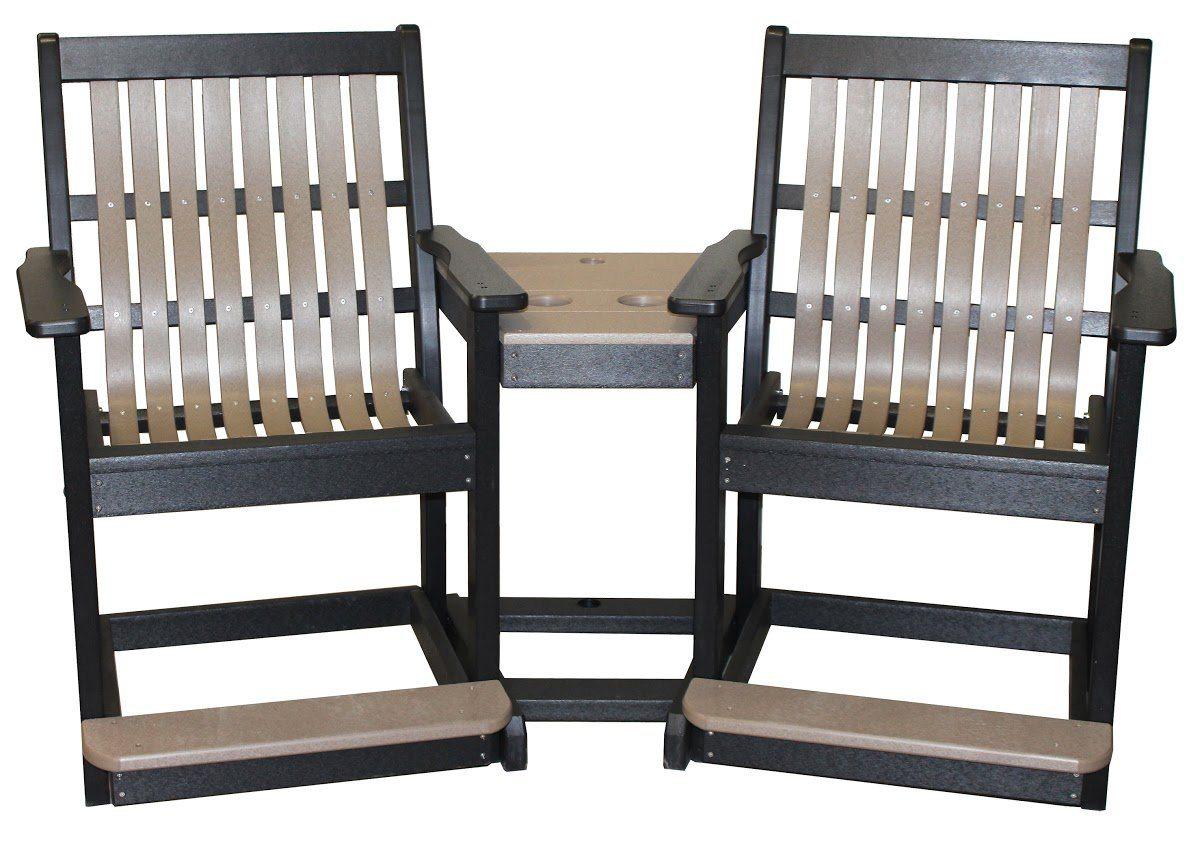Lowback 3 in 1 Settee Balcony High Outdoor Furniture Meadowview