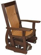 Mission Style Swivel Glider Outdoor Furniture Meadowview