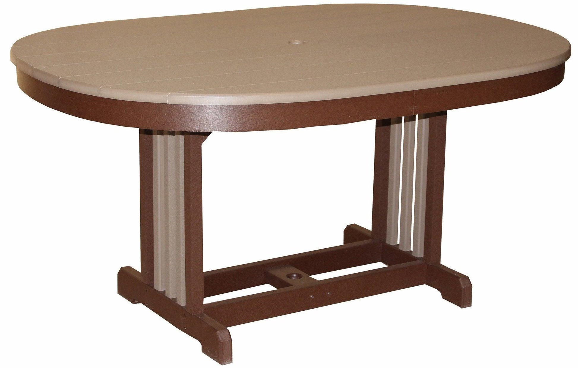 Oval Mission Table Outdoor Furniture Meadowview