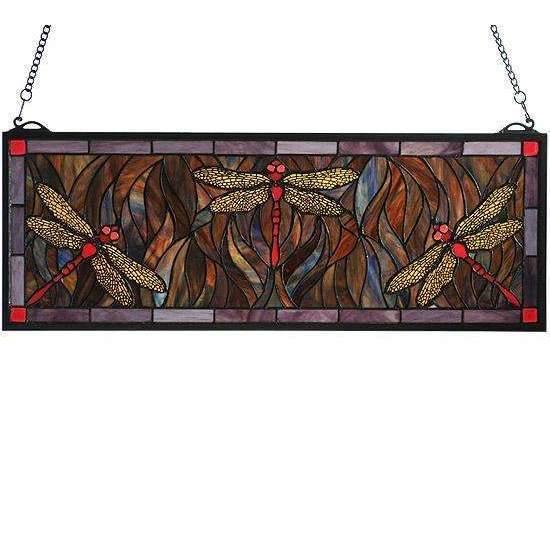 Dragonfly window Decor Meyda 