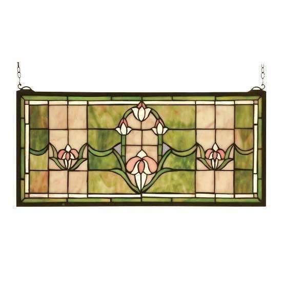Tulip Transom window Decor Meyda 