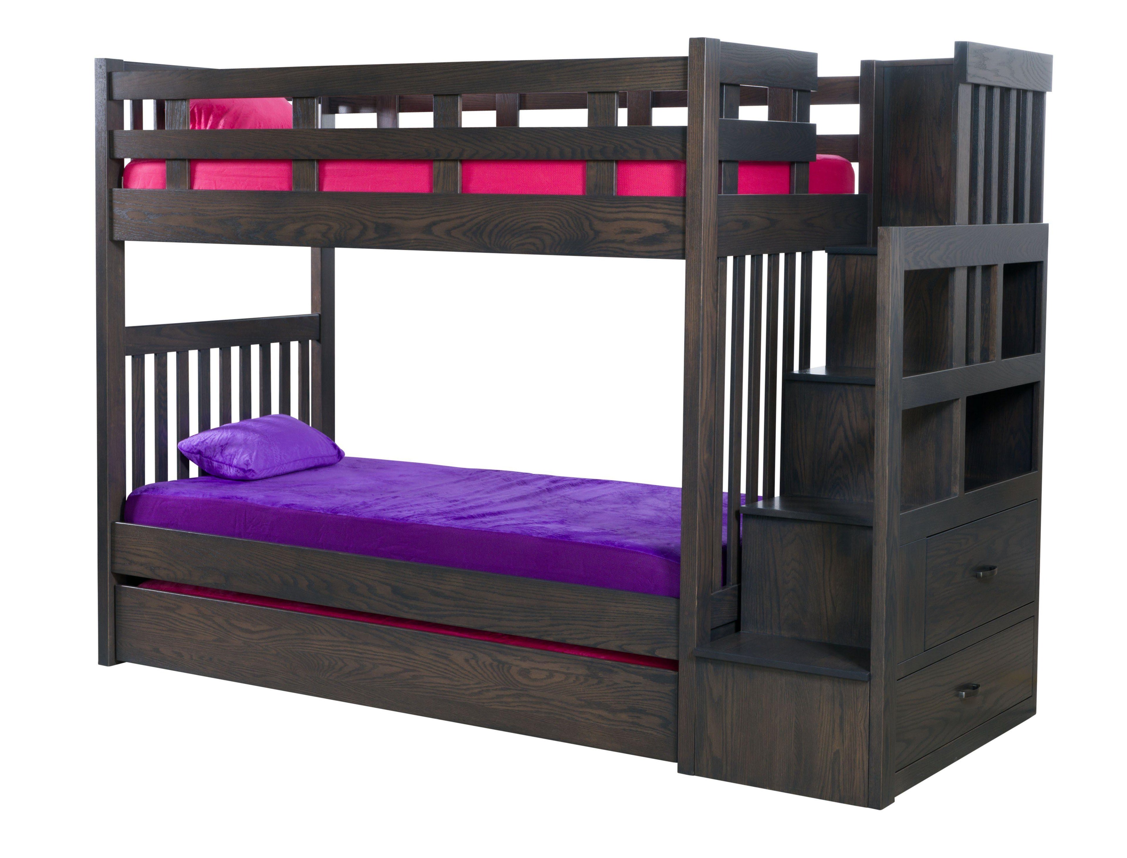 Kingston Custom Loft Bed Bedroom Old Town Oak