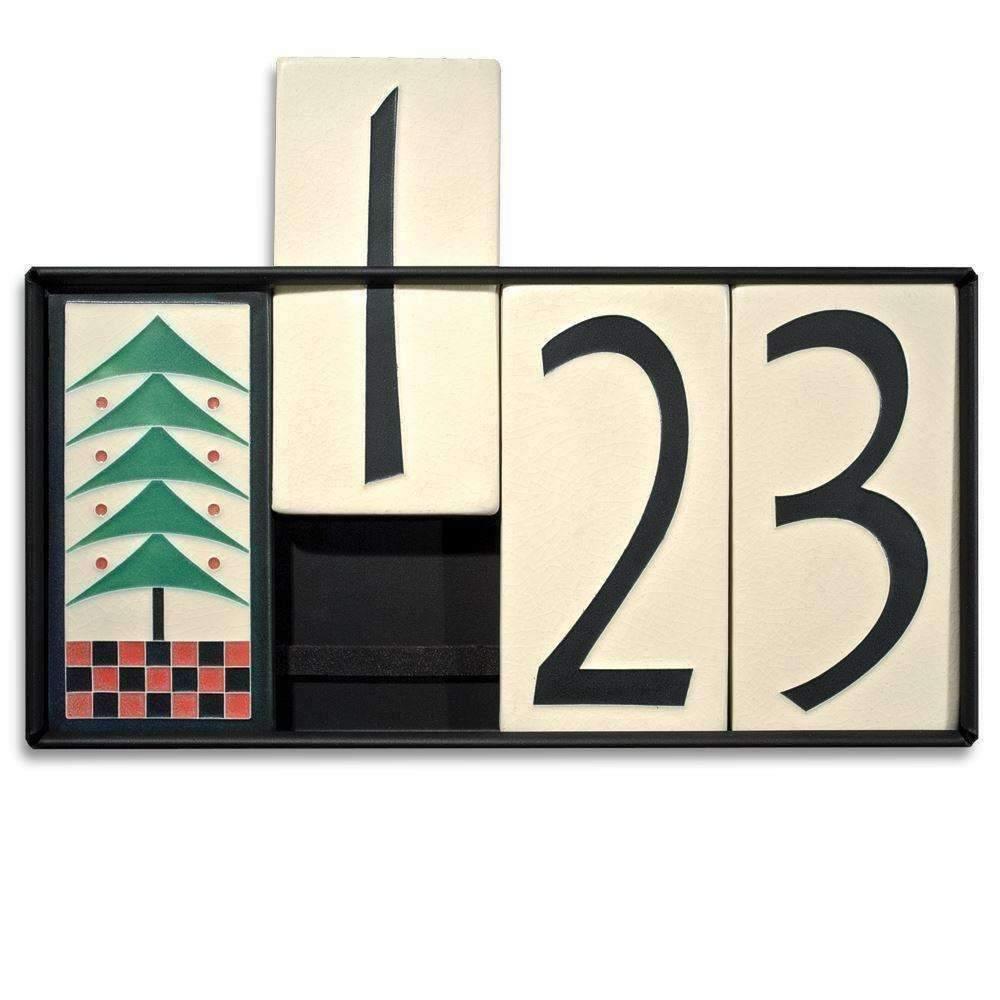 Motawi 4x8 House Number Frame Exterior Decor Motawi 