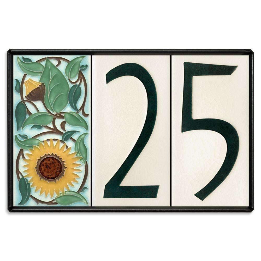 Motawi 4x8 House Number Frame Exterior Decor Motawi 