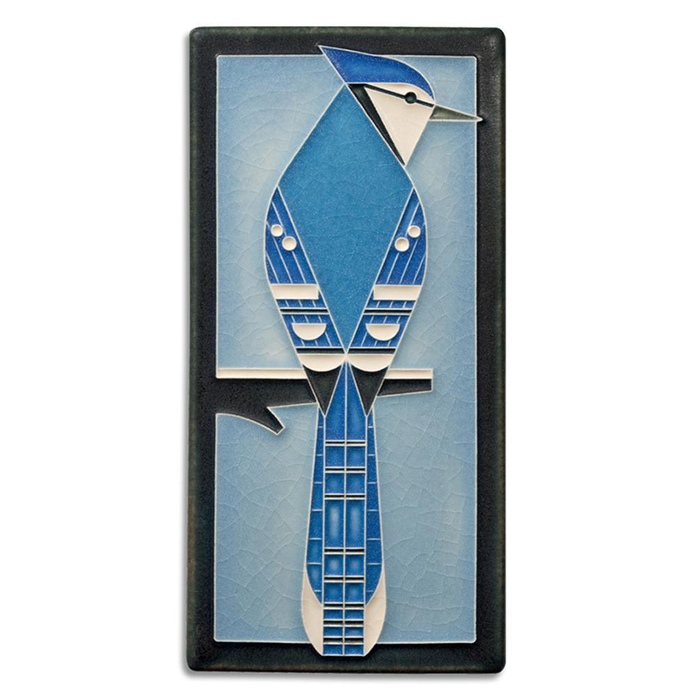 Blue Jay Tile - 4x8 Gifts Motawi 