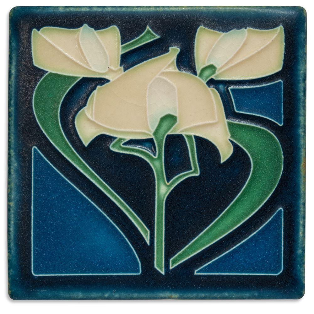 Freesia Indigo Tile Gifts Motawi 