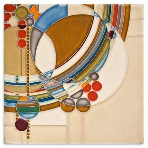 March Balloons Parade Tile - 8x8 Gifts Motawi 