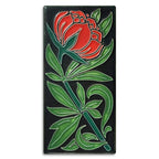 Peony Red Tile - 4x8 Gifts Motawi 