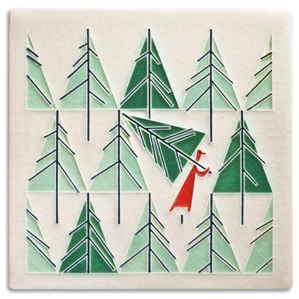 Perfect Tree Tile - 6x6 Gifts Motawi 