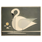 Trumpeter Swan Tile - 6x8 Gifts Motawi 