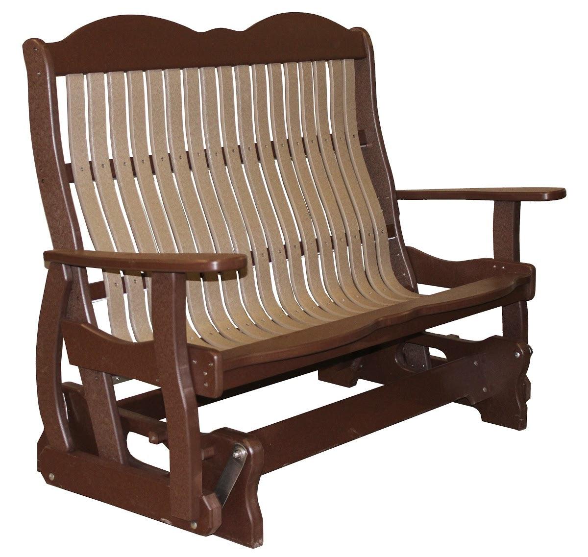 Classic Cottage Glider Bench Outdoor Furniture Meadowview
