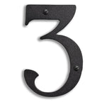 5 inch Brass House Number Exterior Decor Old California 3 