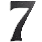 6 inch Brass House Number Exterior Decor Old California 7 