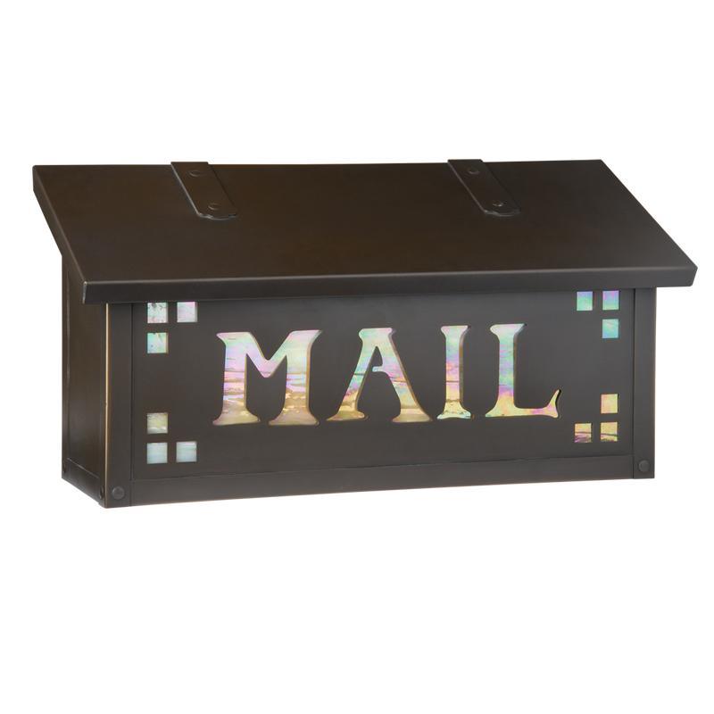 Pasadena Horizontal Mailbox - MAIL Exterior Decor Old California 