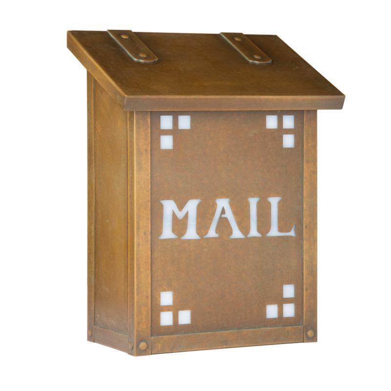 Pasadena Vertical Mailbox - MAIL Exterior Decor Old California 