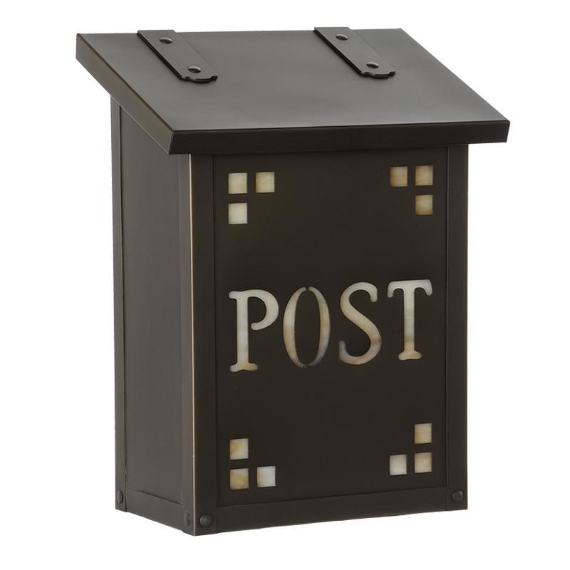 Pasadena Vertical Mailbox - POST Exterior Decor Old California 