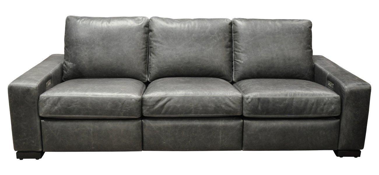 Petite Lounge Maximo Leather Sofa Group- 24 inch Living Omnia