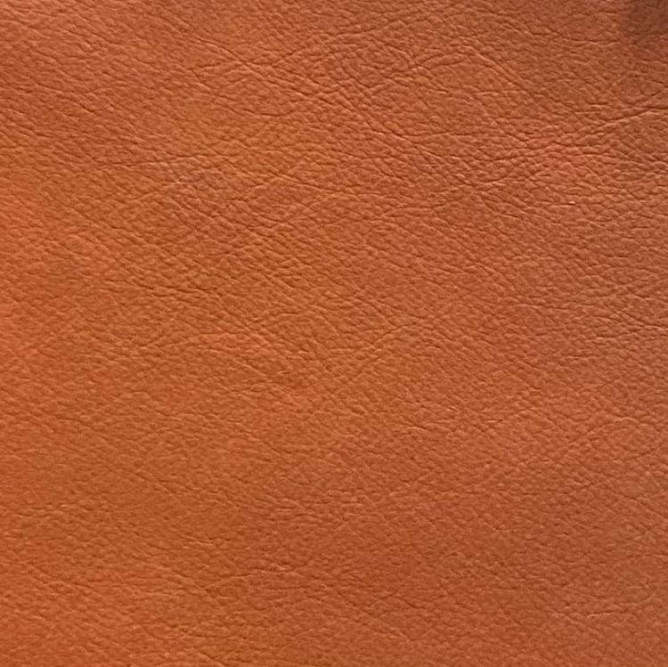 Leather Sample-Silk Terracotta Aniline Leather Samples Omnia