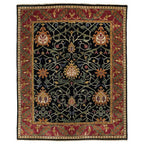 Black Tree Rug Persian Carpet 2x3