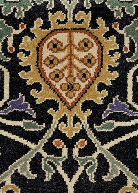 Black Tree Rug Persian Carpet