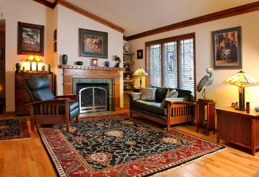 Black Tree Rug Persian Carpet