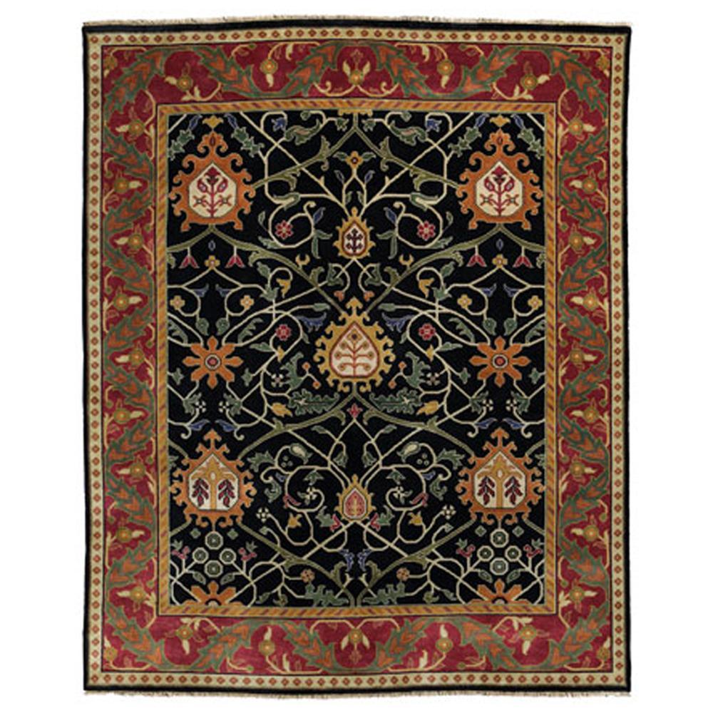 Black Tree Rug Persian Carpet 