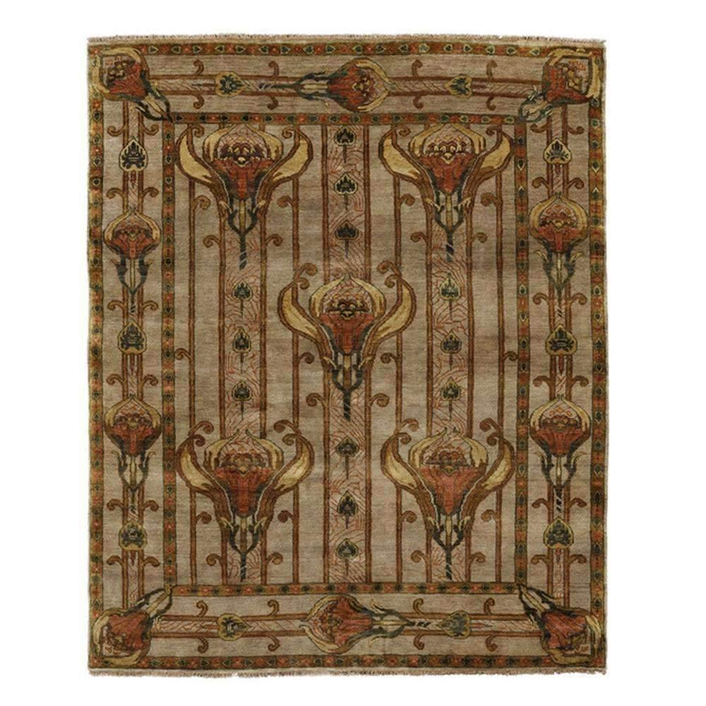 Field Lilies Rug Persian Carpet 2x3 