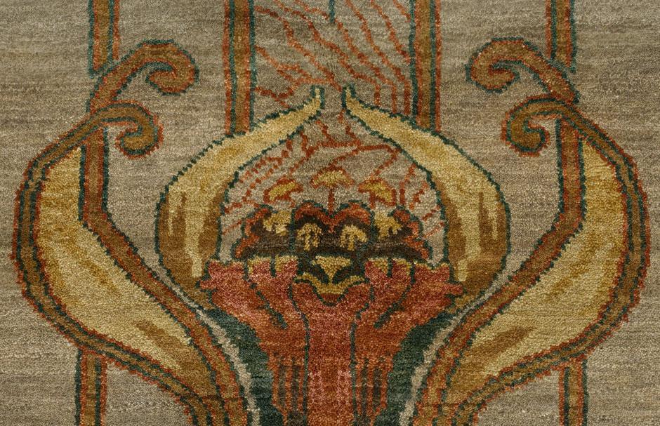 Field Lilies Rug Persian Carpet 