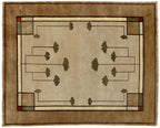 Ginkgo Beige Rug Persian Carpet