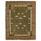 Ginkgo Sage Rug Persian Carpet 2x3