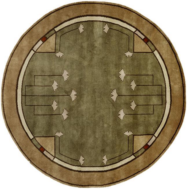 Ginkgo Sage Rug Persian Carpet