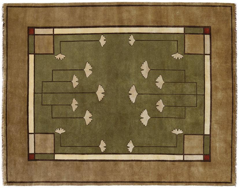 Ginkgo Sage Rug Persian Carpet