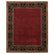 Oak Park Red Border Wool Rug PC-7C | Mission Style Wool Rug – Modern ...