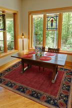 Oak Park Brick Border Rug Persian Carpet