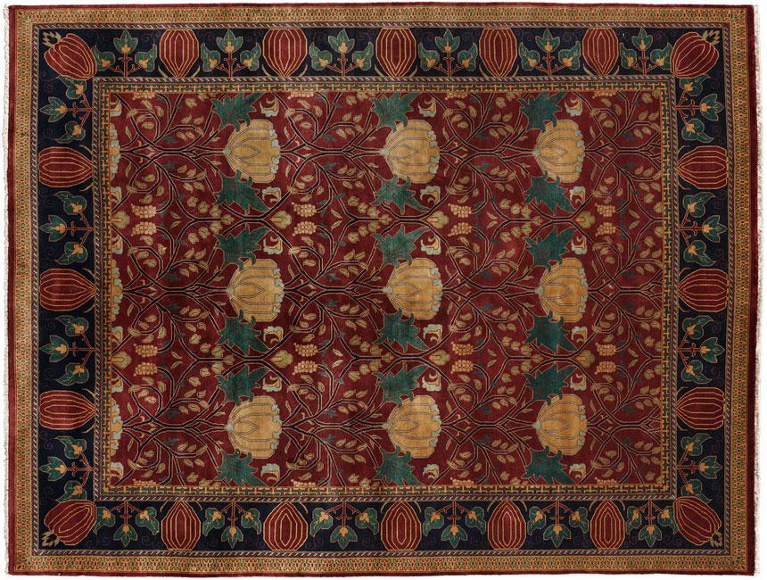 Oak Park Brick Rug Persian Carpet