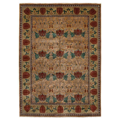 Oak Park Gold Rug Persian Carpet 2x3 