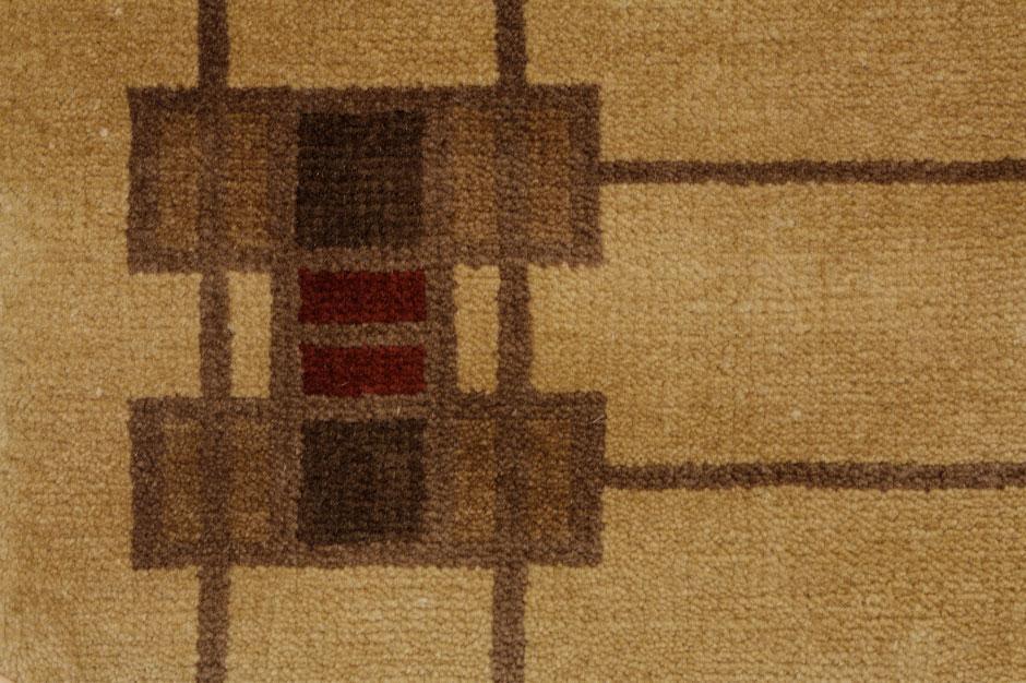 Prairie Border Wool Rug Persian Carpet 