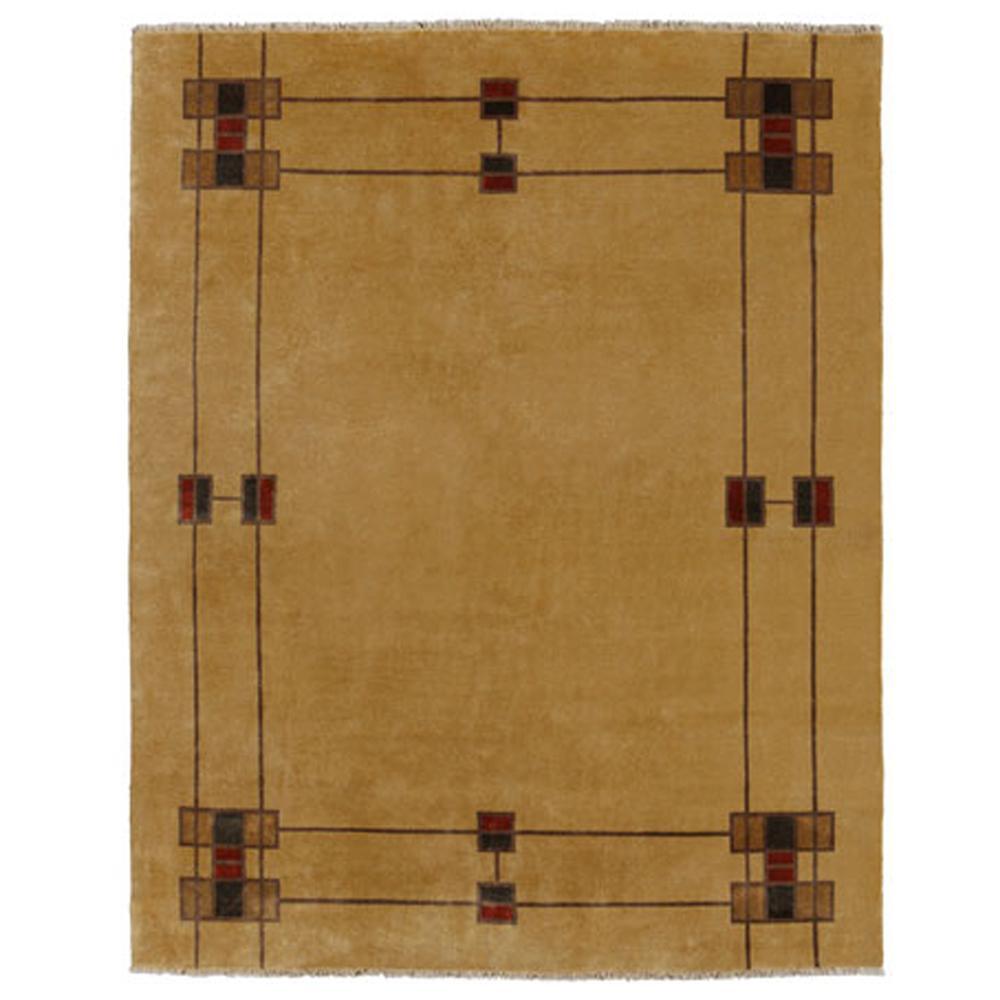 Prairie Border Wool Rug PC-31A | Mission Area Rug – Modern Bungalow ...