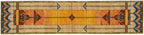 Stained Glass Gold Rug Persian Carpet