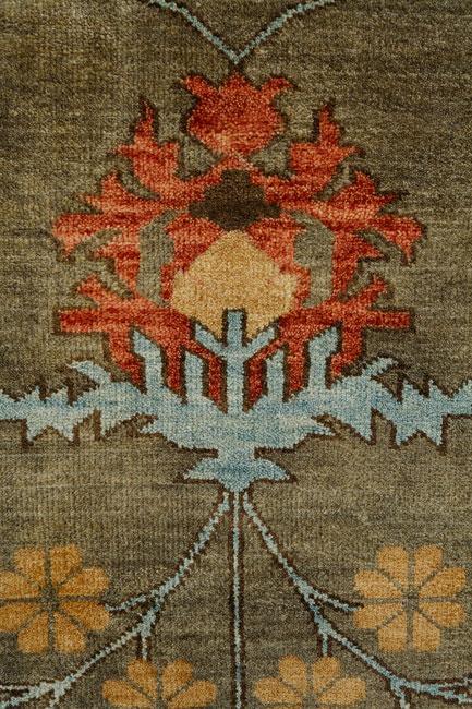 Streatham Park Wool Rug  Craftsman Style Hand Knotted Carpet