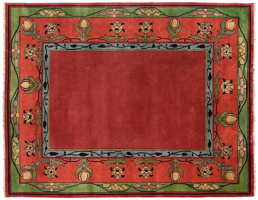 Voysey Border Rug Persian Carpet