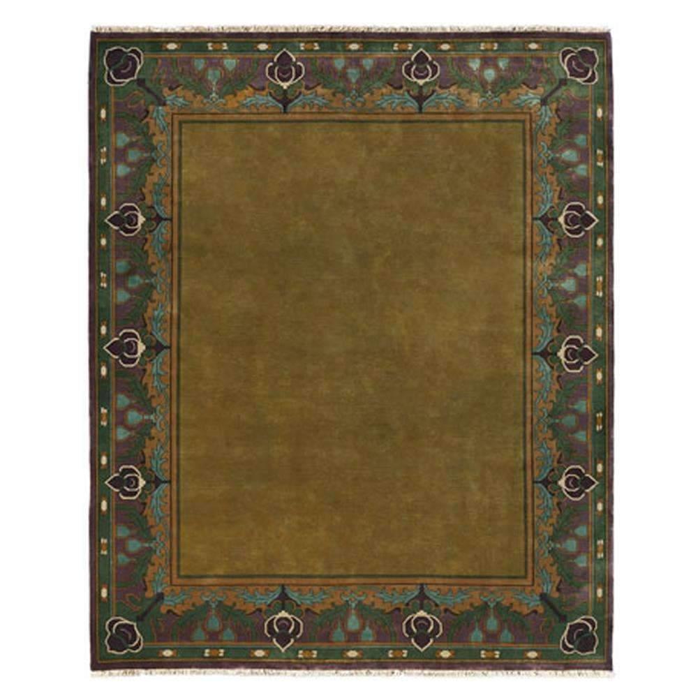 Wyndham Border Purple Rug | Mission Style Persian Area Rug