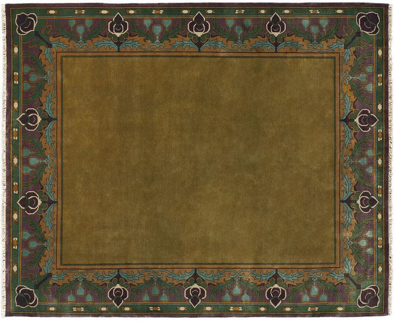 Wyndham Border Purple Rug | Mission Style Persian Area Rug