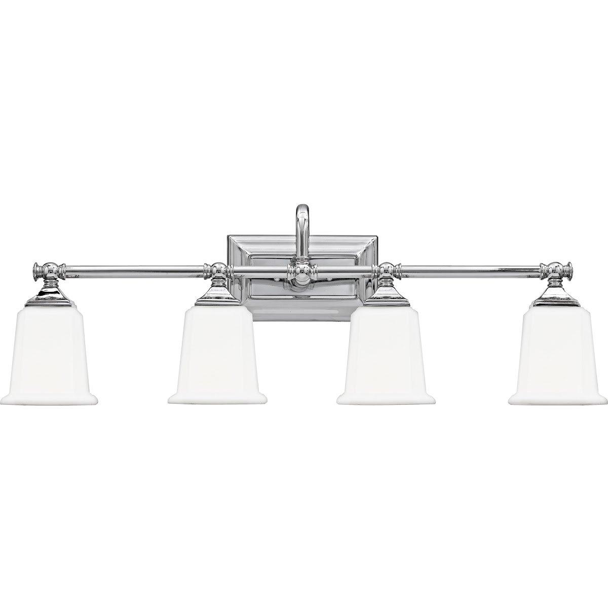 Nicholas Chrome 4 Light Fixture Interior Lighting Quoizel