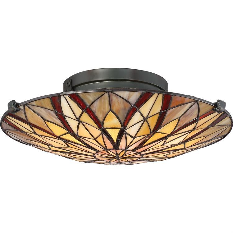 Victory Flush Mount Interior Lighting Quoizel