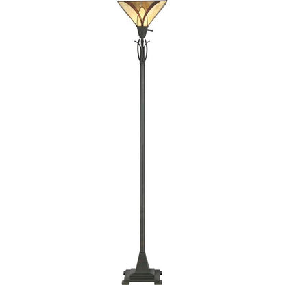 Asheville Bronze Torch Floor Lamp Lamps Quoizel 
