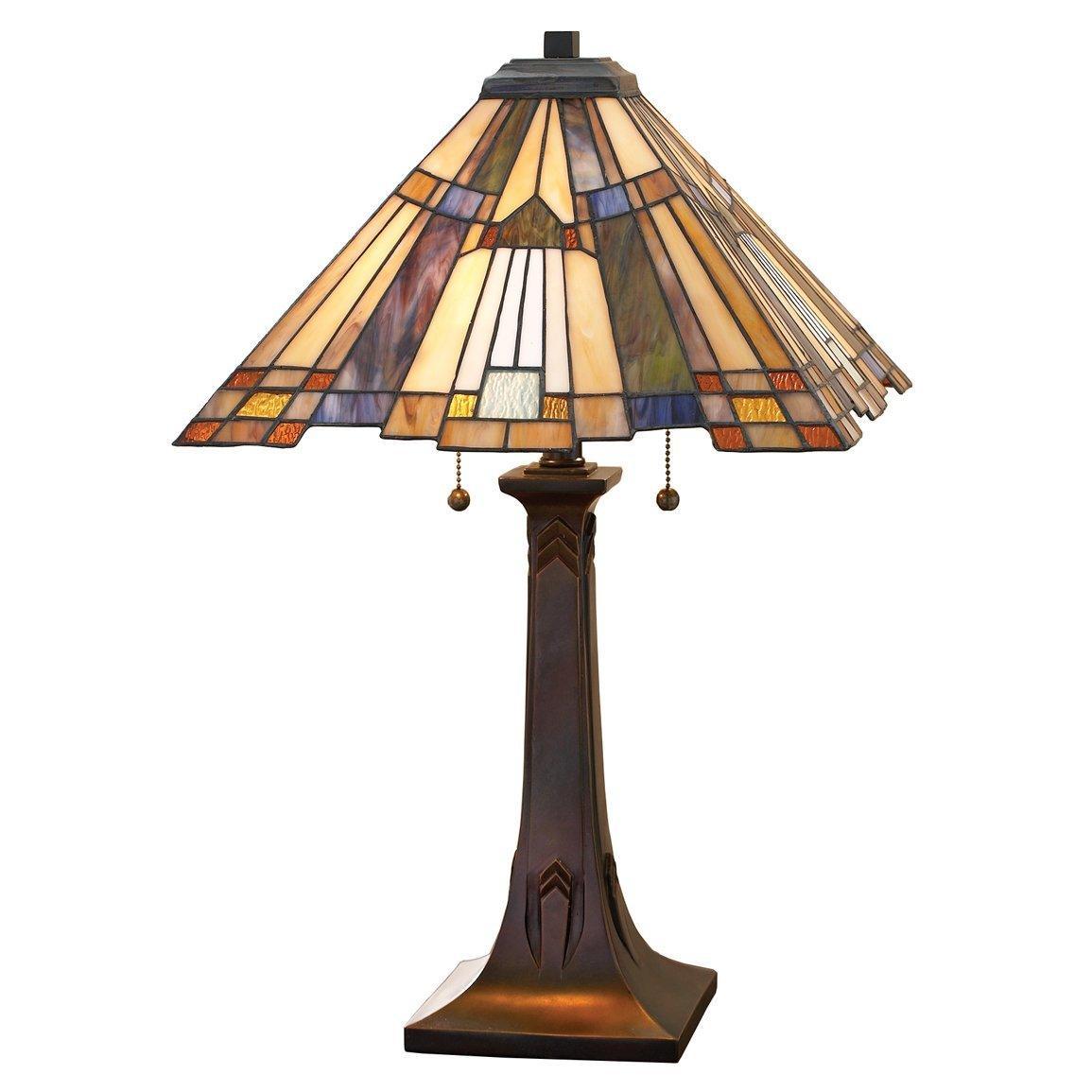 Inglenook Glass Table Lamp Lamps Quoizel 
