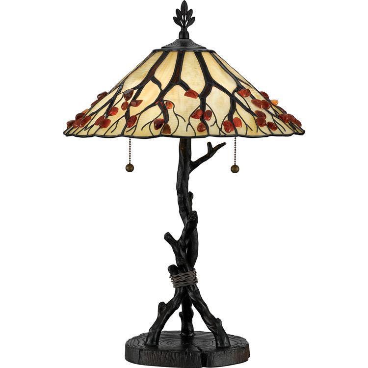 Whispering Wood Table Lamp Lamps Quoizel 