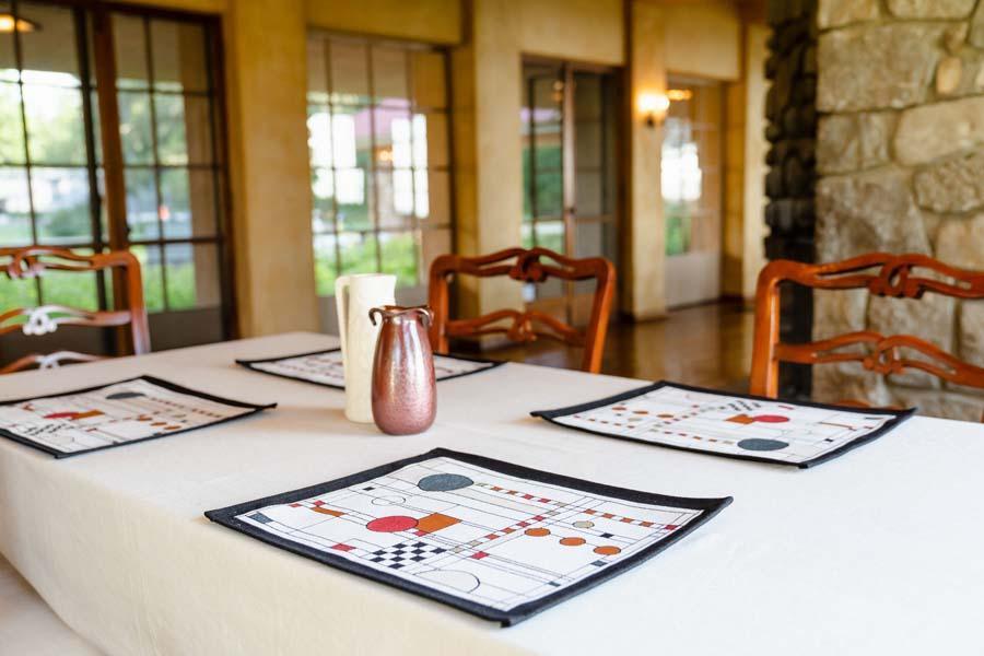 Circle Study Placemat Placemats Rennie and Rose 